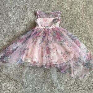 Zenzi pink flower dress size 4/5 girls